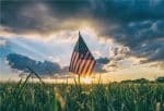 Custom Old Glory Monthly Wall Calendar w/Coil Binding (10 5/8"x 18 ¼") - 3