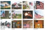Custom Old Glory Monthly Wall Calendar w/Staple Binding (10 5/8"x 18 ¼") - 2