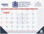 Custom Patriotic Calendar Desk Pad w/1 Color Imprint (21 ¾"x 17") - 2