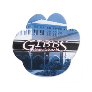 Custom Paw Print Full Color Mouse Pad