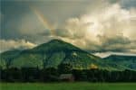 Custom Peaceful Peaks Monthly Wall Calendar w/Coil Binding (10 5/8"x 18 ¼") - 5