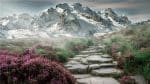 Custom Peaceful Peaks Monthly Wall Calendar w/Coil Binding (10 5/8"x 18 ¼") - 6