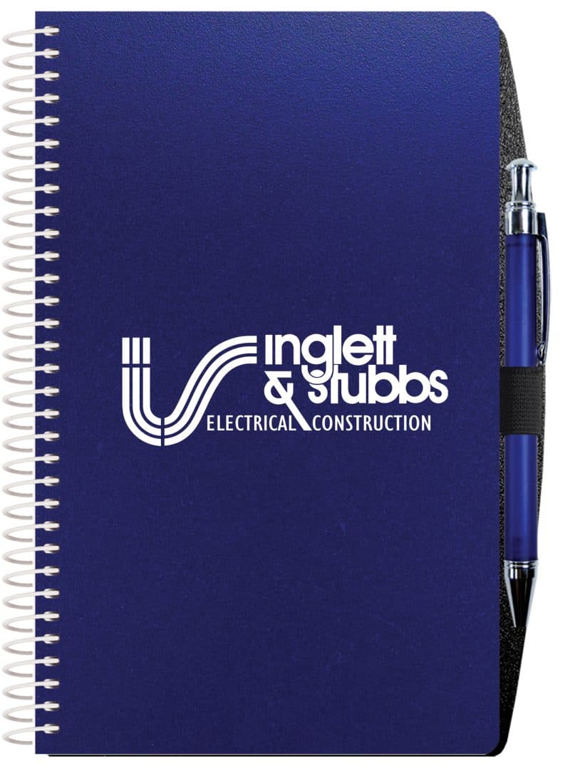 Custom Poly Weekly Planner w/Pen Safe Back