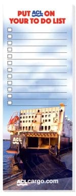 Custom Premium Full Color Scratch Pads w/50 Sheets (4"x 10") - 1