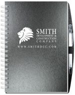 Custom Radiant Journal w/Pen & 100 Sheets (7''x 10'') - 2