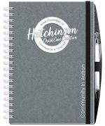 Custom Radiant Journal w/Pen & 100 Sheets (7''x 10'') - 4