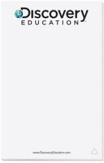 Custom Recycled Scratch Pads w/50 Sheets (5 3/8"x 8 3/8") - 1