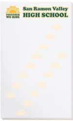 Custom Scratch Pad w/100 Sheets (3 ¼"x 5 3/8") - 1