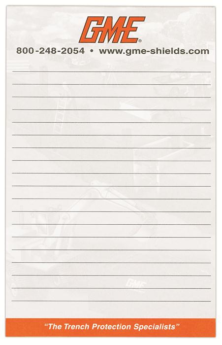 Custom Scratch Pad w/100 Sheets (5 3/8"x 8 3/8") - 2