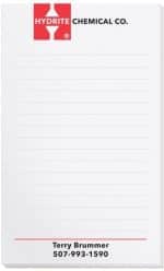 Custom Scratch Pad w/25 Sheets (3 ¼"x 5 3/8")