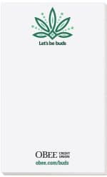 Custom Scratch Pad w/25 Sheets (3 ¼"x 5 3/8") - 3