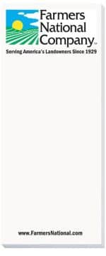 Custom Scratch Pad w/25 Sheets (3 ½"x 8 3/8") - 5