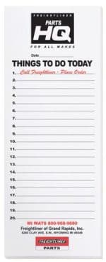 Custom Scratch Pad w/25 Sheets (4 1/8"x 10 7/8") - 2