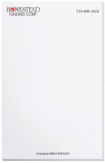 Custom Scratch Pad w/25 Sheets (5 3/8"x 8 3/8") - 1