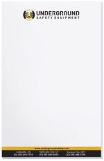 Custom Scratch Pad w/25 Sheets (5 3/8"x 8 3/8")