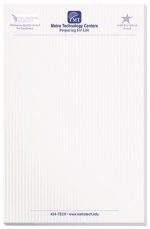 Custom Scratch Pad w/25 Sheets (5 3/8"x 8 3/8") - 3