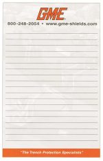 Custom Scratch Pad w/25 Sheets (5 3/8"x 8 3/8") - 5