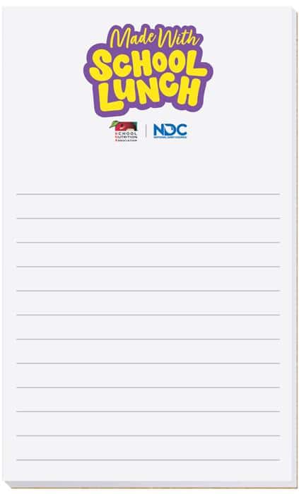 Custom Scratch Pad w/50 Sheets (3 ¼"x 5 3/8") - 1