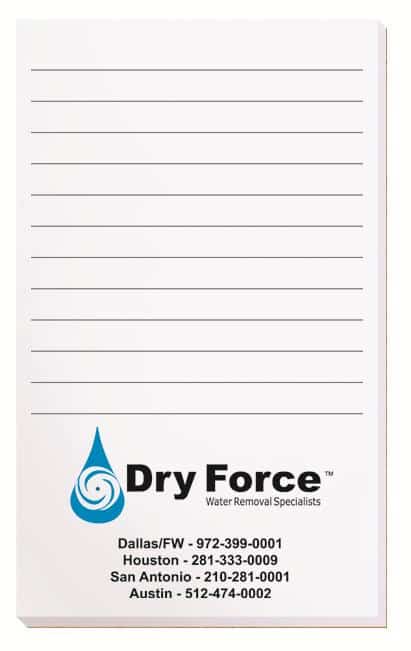 Custom Scratch Pad w/50 Sheets (3 ¼"x 5 3/8") - 2