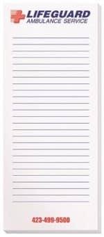Custom Scratch Pad w/50 Sheets (3 ½"x 8 3/8")