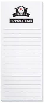 Custom Scratch Pad w/50 Sheets (3 ½"x 8 3/8") - 2