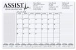 Custom Small Calendar Desk Pads w (16 ¾"x 10 7/8")