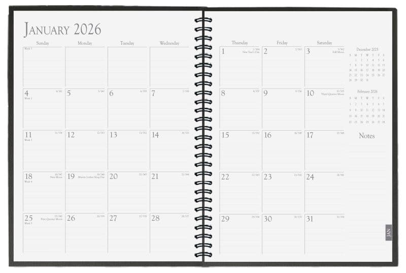 Custom Time Manager Calendar (7"x 10") - 2