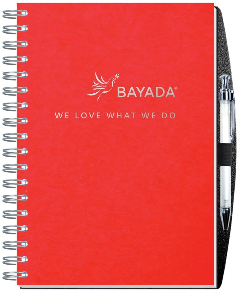 Custom Time Manager Calendar w/Pen Safe Back (7"x 10")