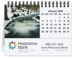 Custom Waterways Water Tent Desk Calendar (5 13/16"x 4 ½")