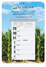 Custom Weekly Wall Calendar w/Monday Start (9"x 12 ¼")