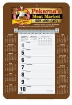 Custom Weekly Wall Calendar w/Sunday Start (9"x 12 ¼")