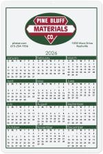 Custom Year at a Glance Calendar Cards (12"x 18")