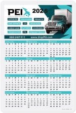 Custom Year at a Glance Calendar Cards (12"x 18") - 3