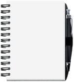 Custom 5"x7" Pronto! Full Color Journal w/Pen Loop (80 Sheets) - 1