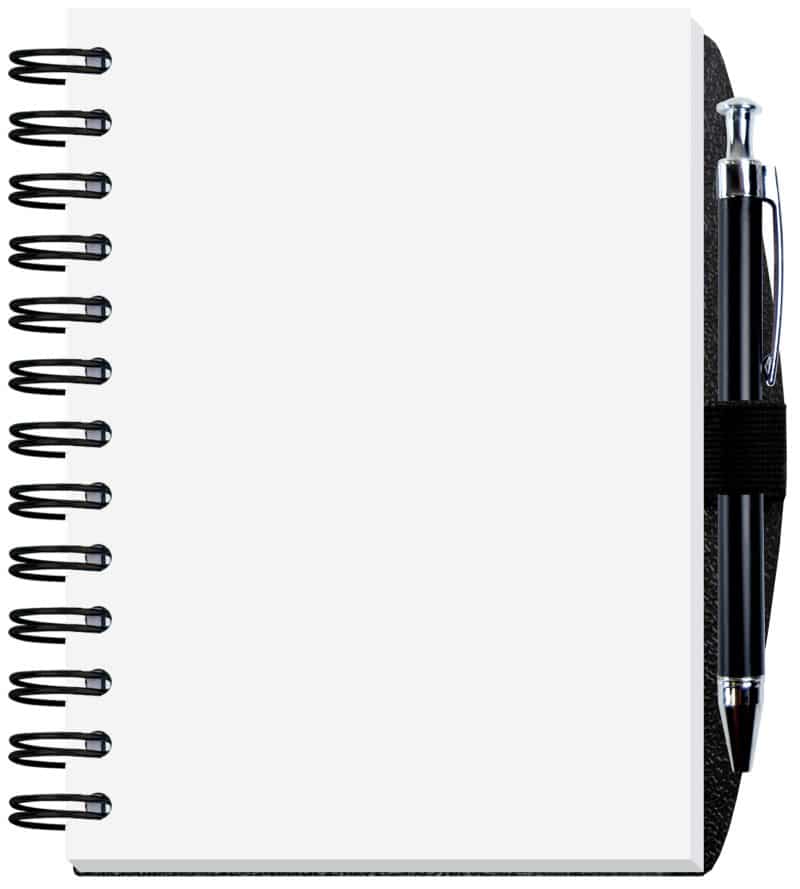 Custom 5"x7" Pronto! Full Color Journal w/Pen Loop (80 Sheets) - 1