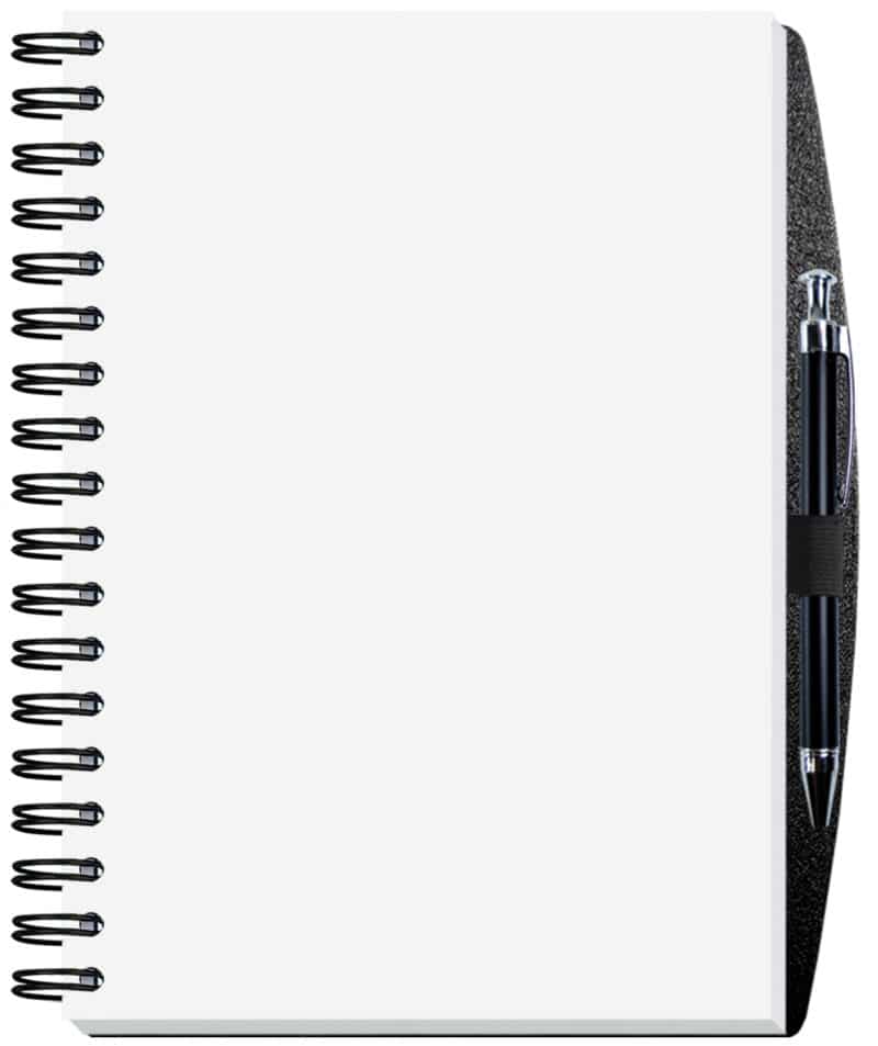 Custom 7"x10" Pronto! Full Color Journal w/Pen Loop (80 Sheets) - 1