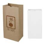 Custom 8# Sos Kraft Paper Bag - 6.12" X 12.43"