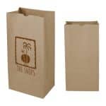 Custom 8# Sos Kraft Paper Bag - 6.12" X 12.43" - 2