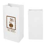 Custom 8# Sos Kraft Paper Bag - 6.12" X 12.43" - 3