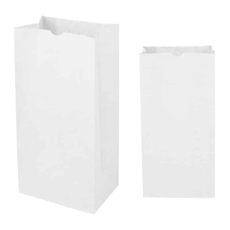 Custom 8# Sos Kraft Paper Bag - 6.12" X 12.43" - 4