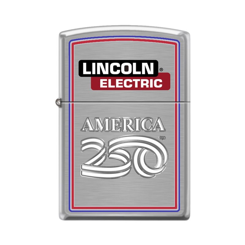 Custom America250 Brushed Chrome™ Zippo® Windproof Lighter - 2