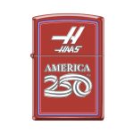 Custom America250 Red Matte Zippo® Windproof Lighter - 1