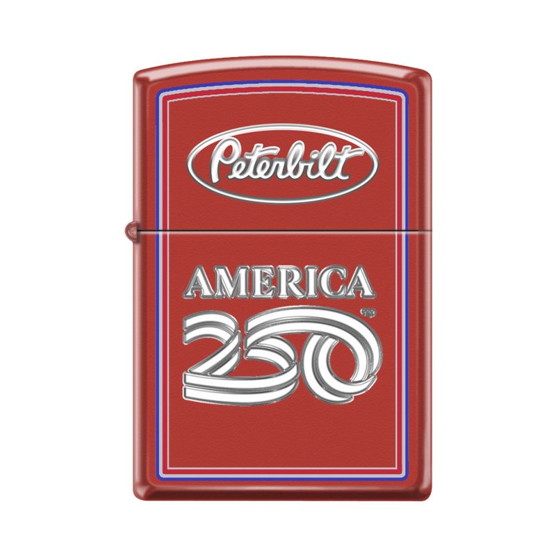 Custom America250 Red Matte Zippo® Windproof Lighter - 2