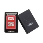 Custom America250 Red Matte Zippo® Windproof Lighter - 6