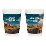Custom America250™ 10 Oz. Full Color Frost Flex Stadium Cup