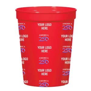 Custom America250™ 16 Oz. Full Color Big Game Stadium Cup