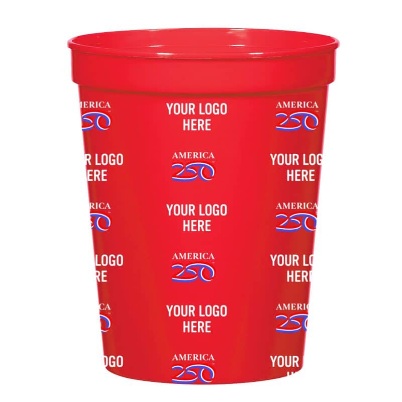 Custom America250™ 16 Oz. Full Color Big Game Stadium Cup