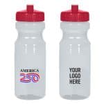 Custom America250™ 24 Oz. Poly-clear™ Fitness Bottle