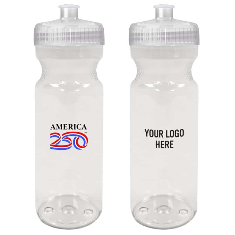 Custom America250™ 28 Oz. Poly-clear™ Fitness Bottle