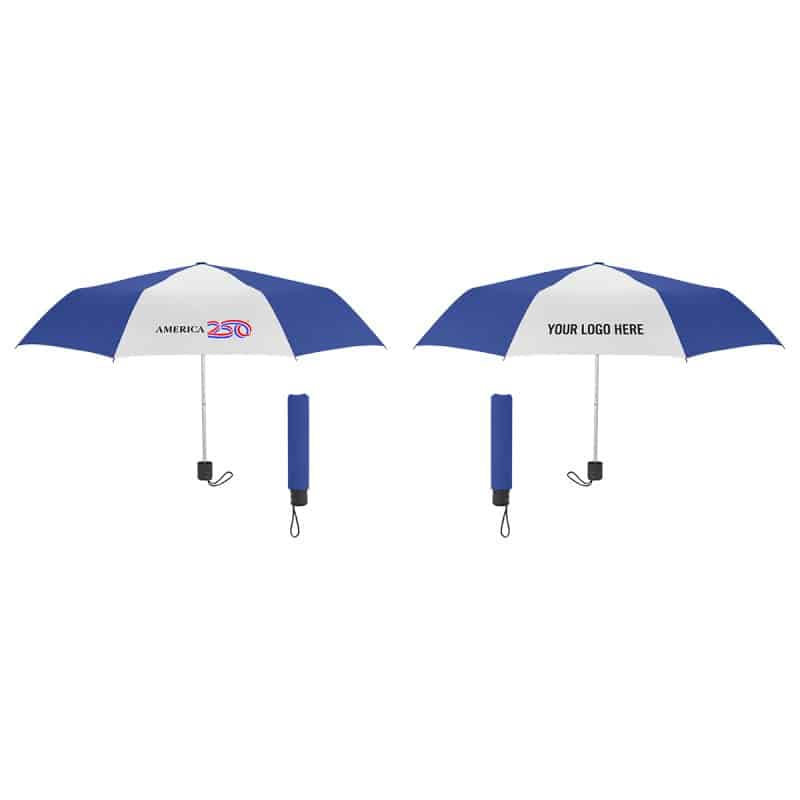 Custom America250™ 42" Arc Budget Telescopic Umbrella